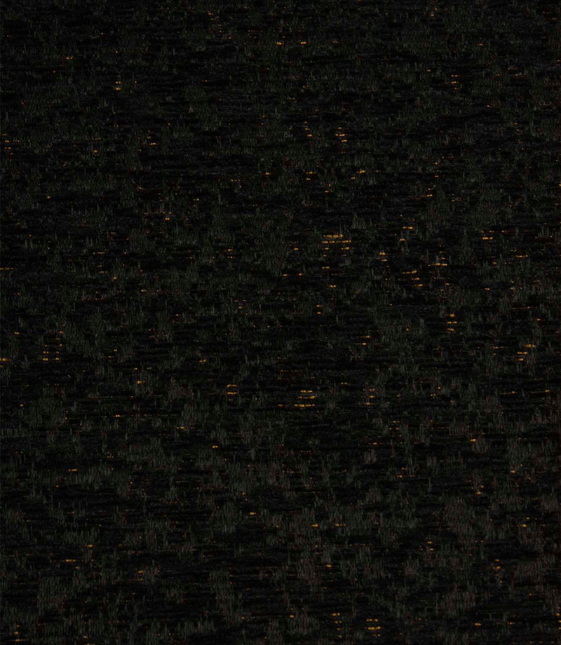 Galaxy contemporary woven fabric in noir black with subtle metallic flecks and a richly textured finish.