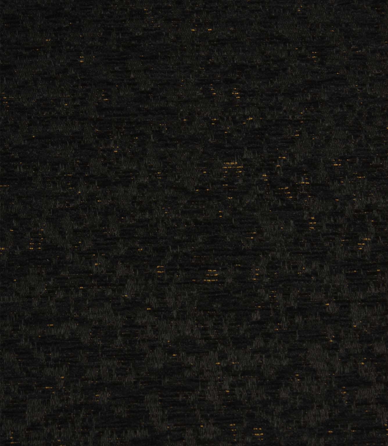 Galaxy contemporary woven fabric in noir black with subtle metallic flecks and a richly textured finish.