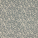 Gardiner Saltwater fabric with a blue-grey embroidered leafy vine pattern, featuring raised textured foliage against a contrasting cream background