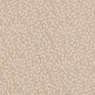 Gardiner Shell fabric with a raised ivory botanical leaf and vine design on a soft blush-beige background, creating a delicate textured finish.