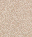 Gardiner Shell fabric with a raised ivory botanical leaf and vine design on a soft blush-beige background, creating a delicate textured finish.