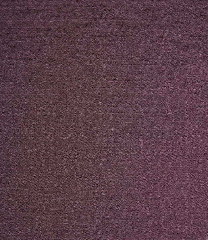 Close-up of Glaze plum faux silk fabric showing the fine woven texture and understated lustrous surface.