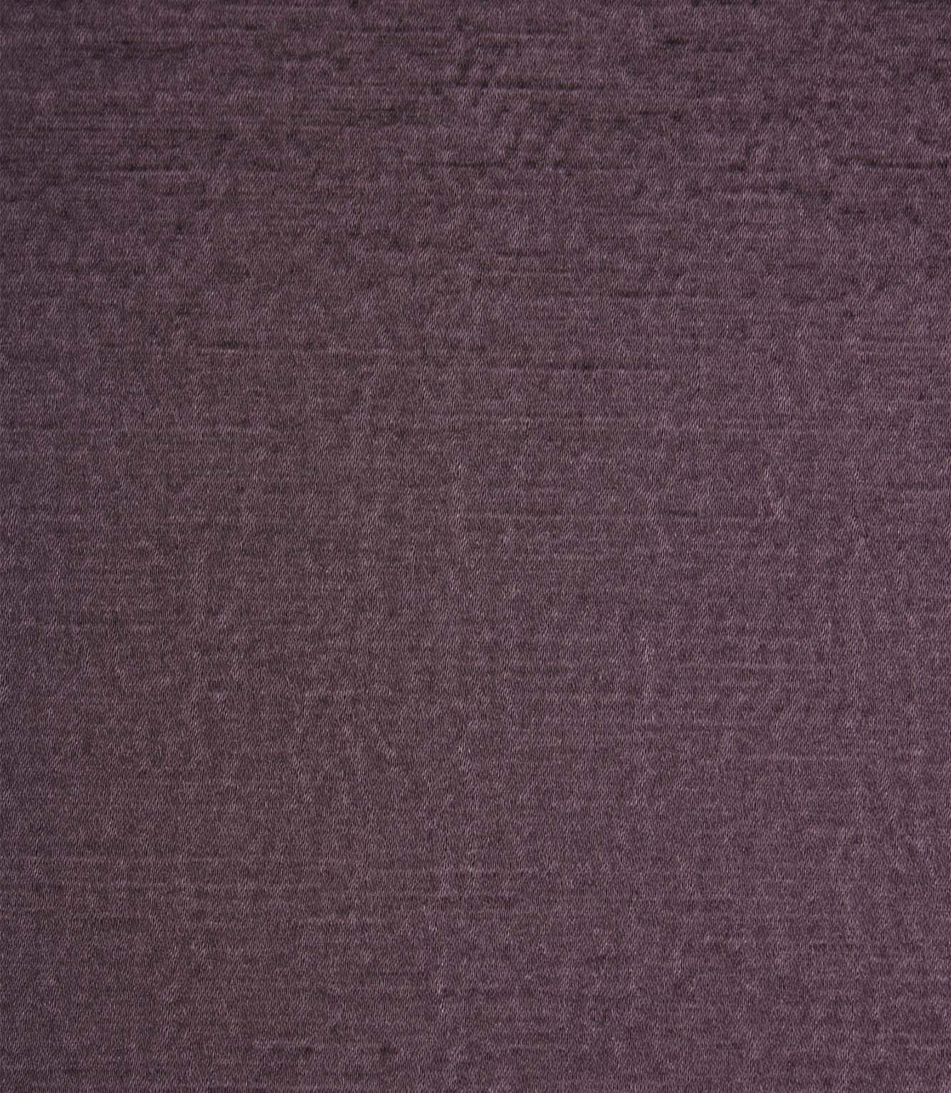 Close-up of Glaze plum faux silk fabric showing the fine woven texture and understated lustrous surface.