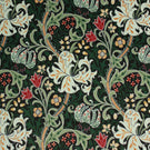 Golden Lily Velvet Fabric / Ember