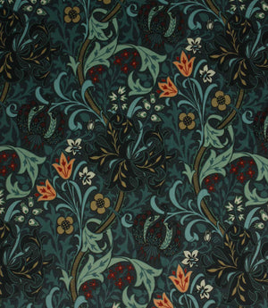 Golden Lily Velvet Fabric / Nocturn