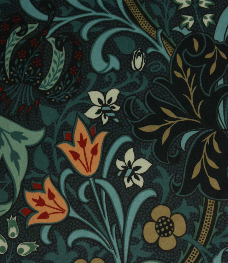 Golden Lily Velvet Fabric / Nocturn
