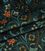 Golden Lily Velvet Fabric / Nocturn