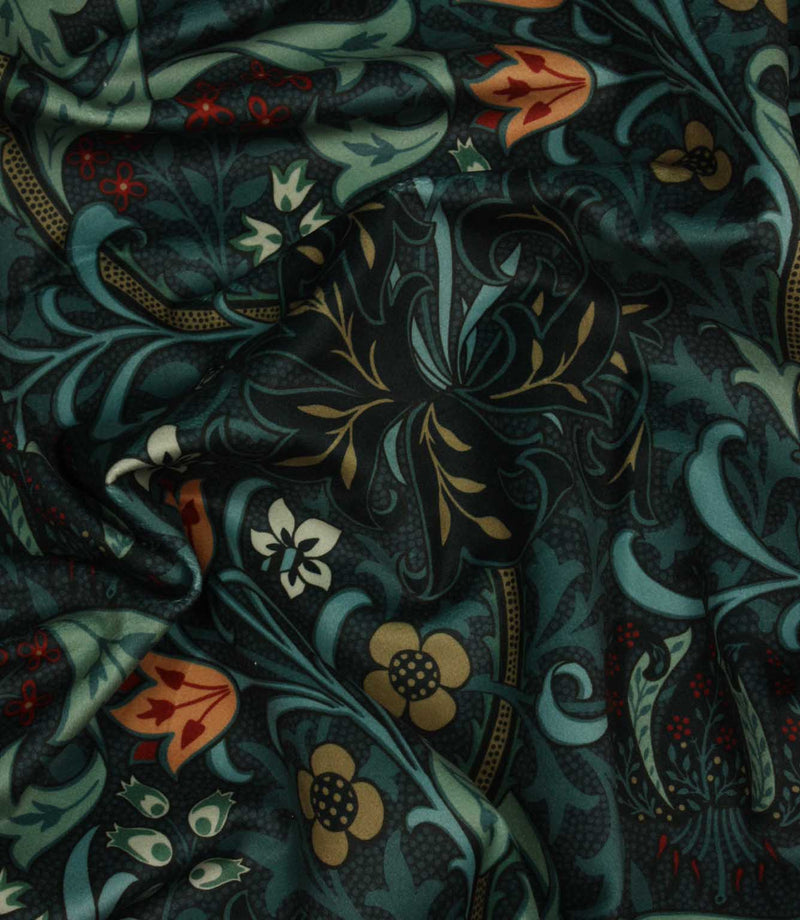 Golden Lily Velvet Fabric / Nocturn