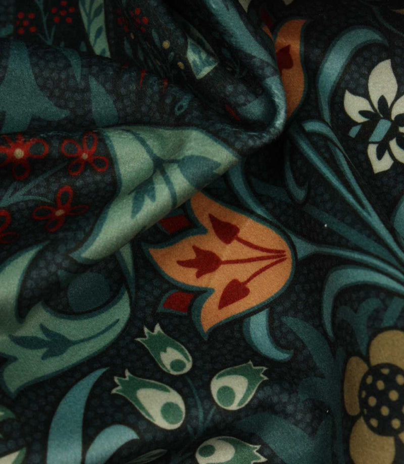 Golden Lily Velvet Fabric / Nocturn