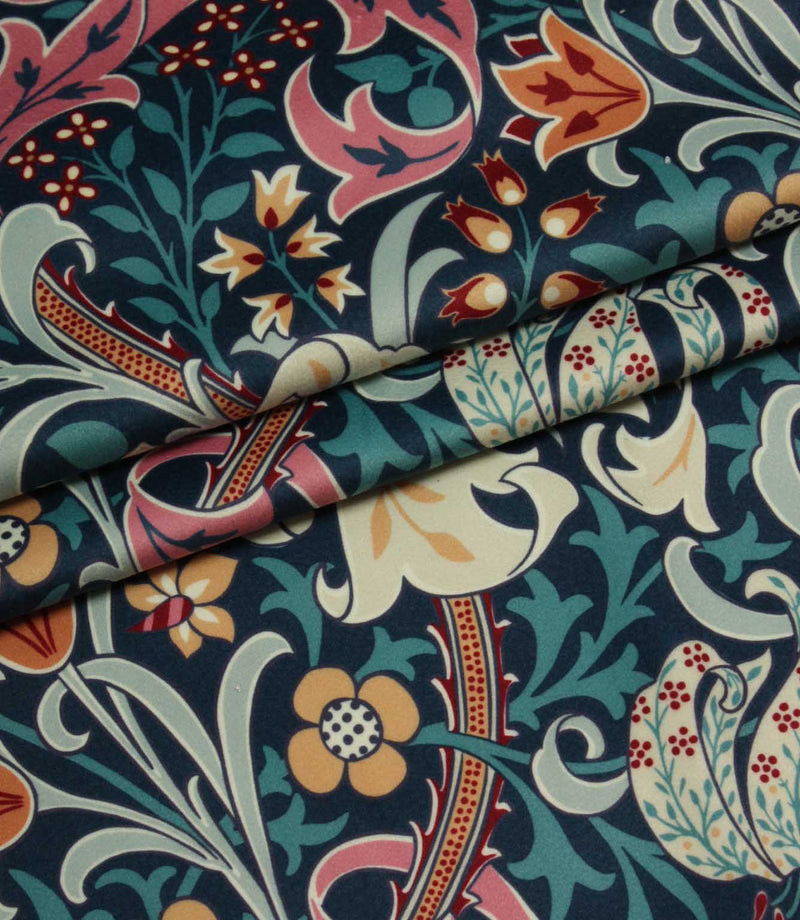 Golden Lily Velvet Fabric / Tempest