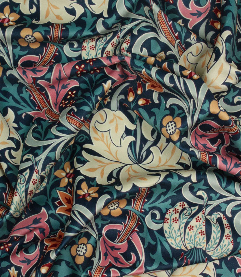 Golden Lily Velvet Fabric / Tempest