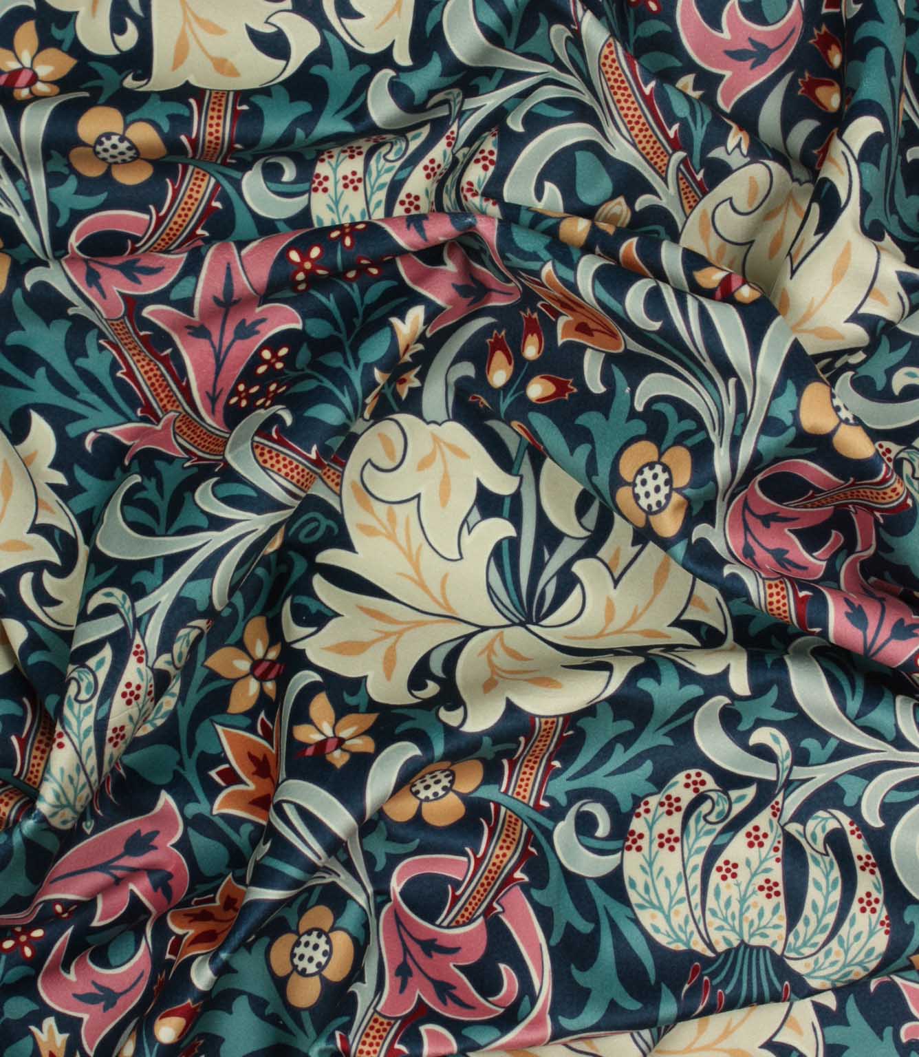 Golden Lily Velvet Fabric / Tempest