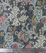 Golden Lily Tapestry Fabric / Mineral