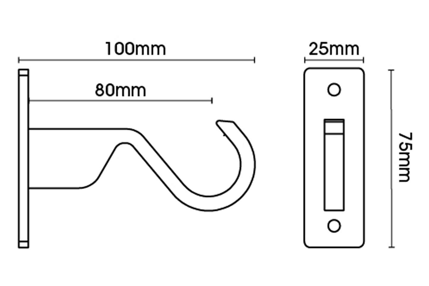 25mm Arc Stud