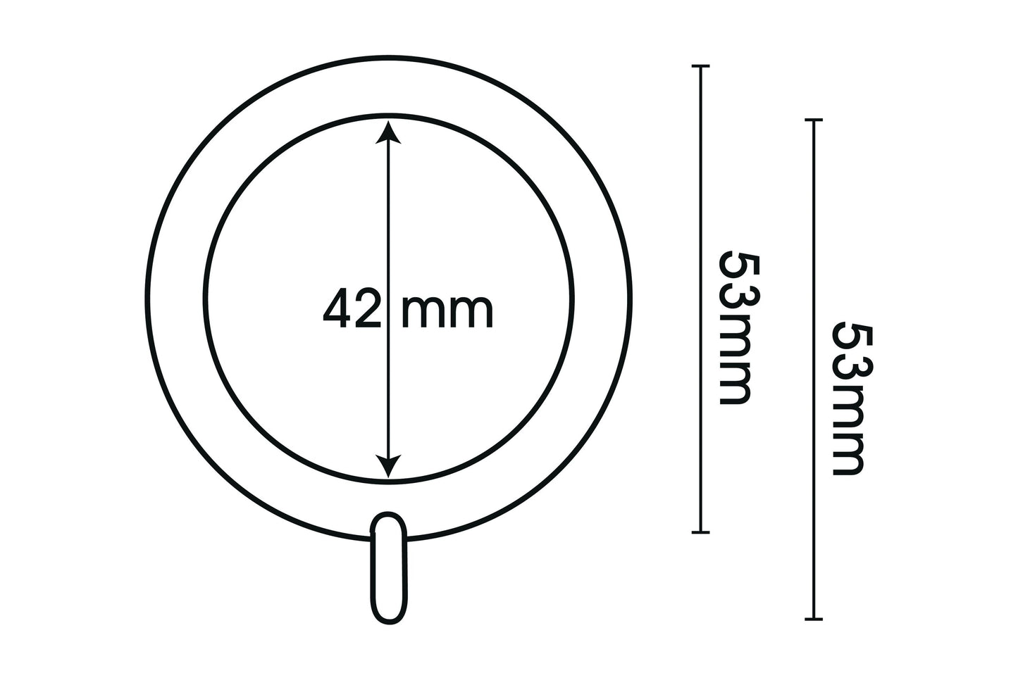 28mm Neo Stud - Cylinder Bracket