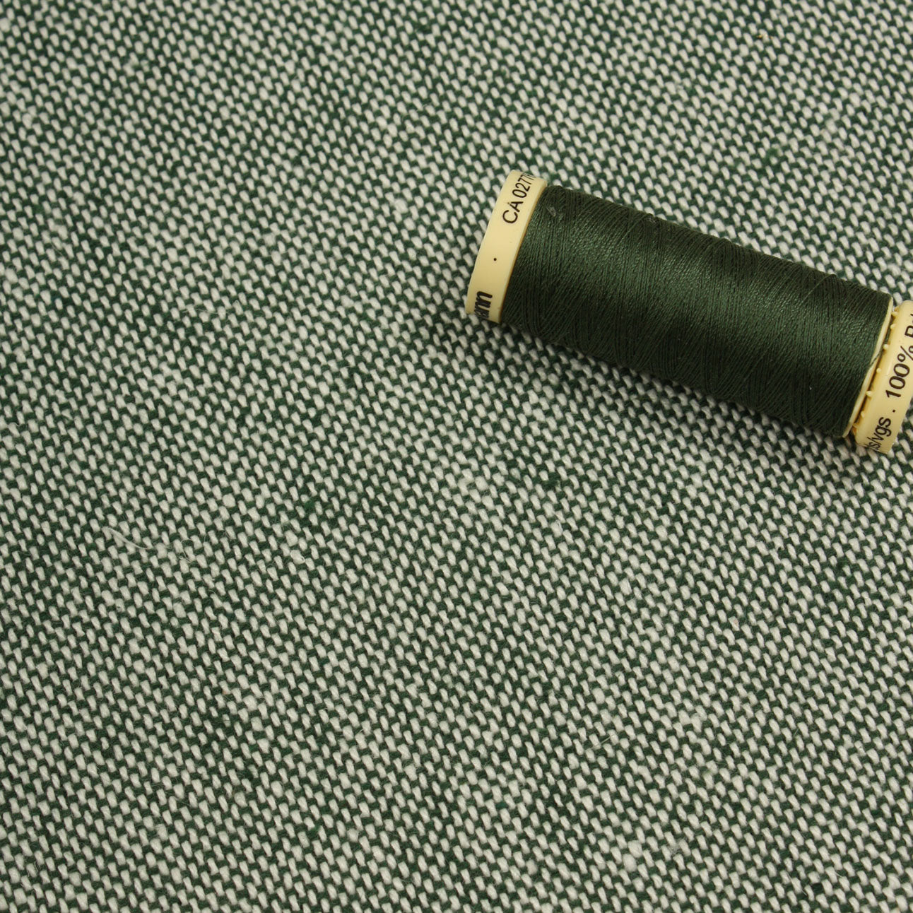 Harbour Weave Fabric / Bottle Green