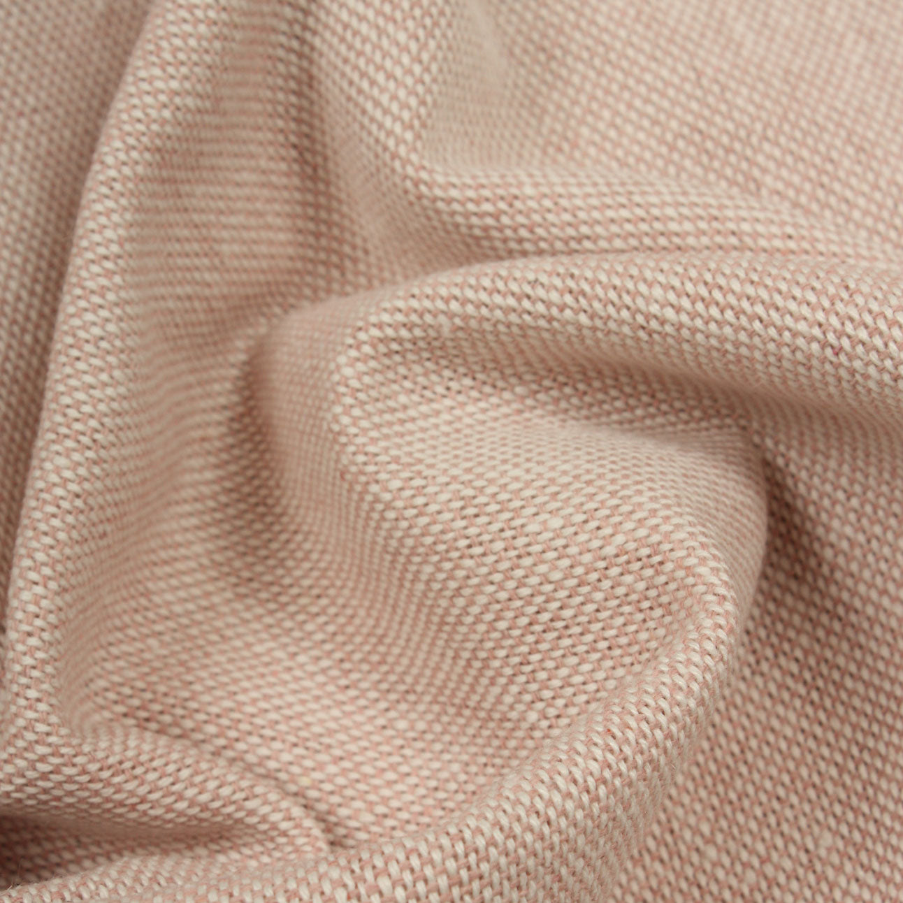 Harbour Weave Fabric / Pale Pink