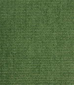 Close-up of Hartwell emerald green woven upholstery fabric showing the detailed textured weave and velour-like finish.