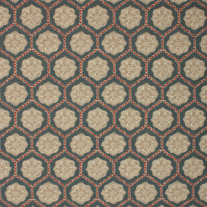 Heirloom Trellis Fabric / Indigo