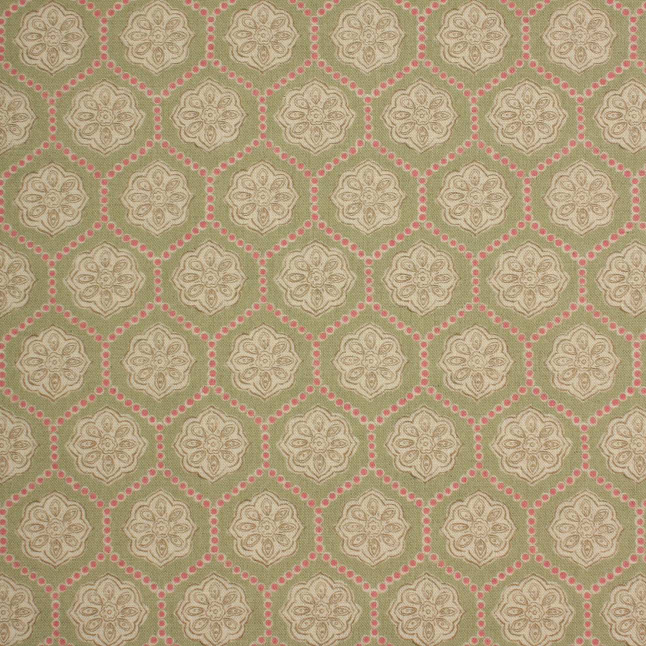 Heirloom Trellis Fabric / Sage