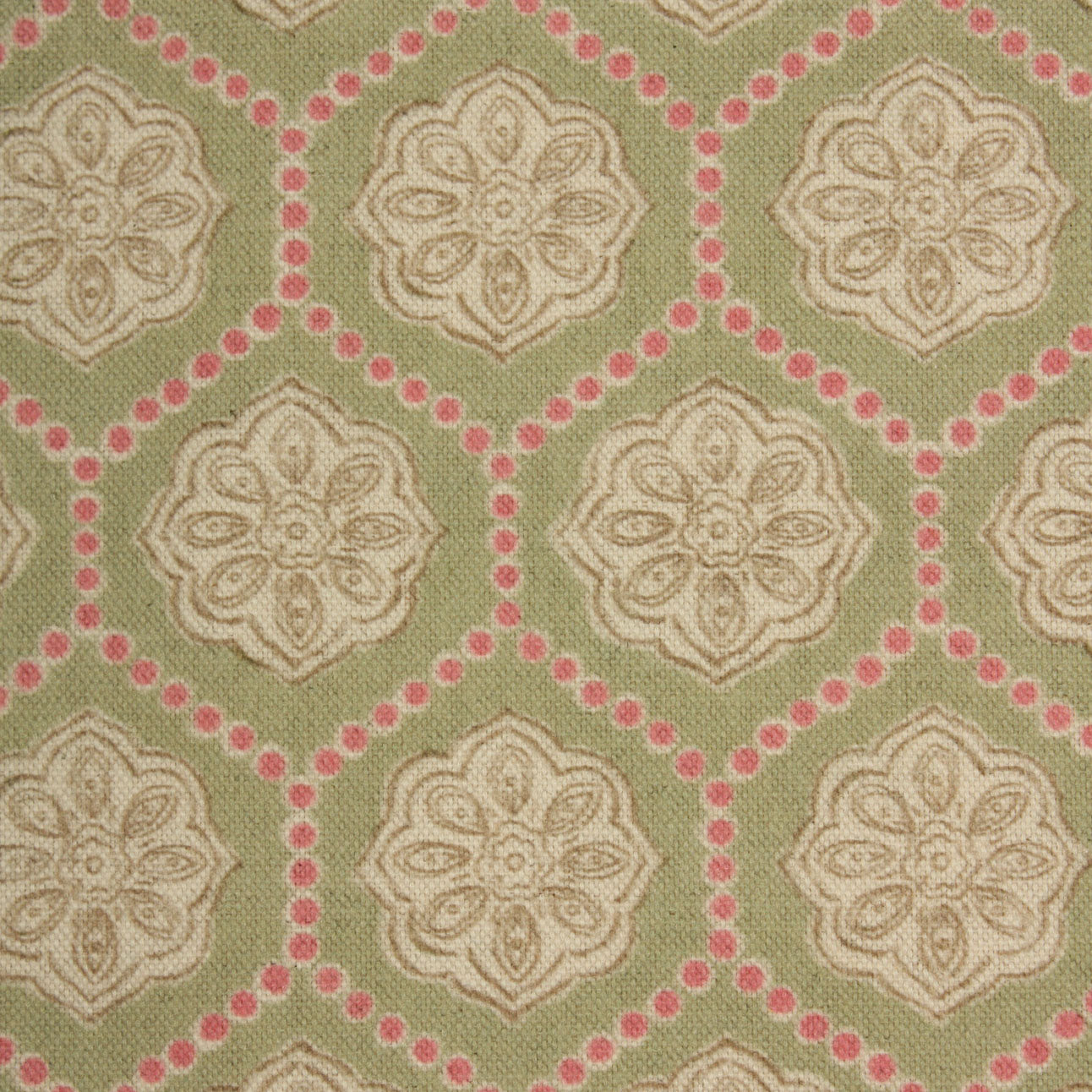 Heirloom Trellis Fabric / Sage
