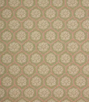 Heirloom Trellis Fabric / Sage