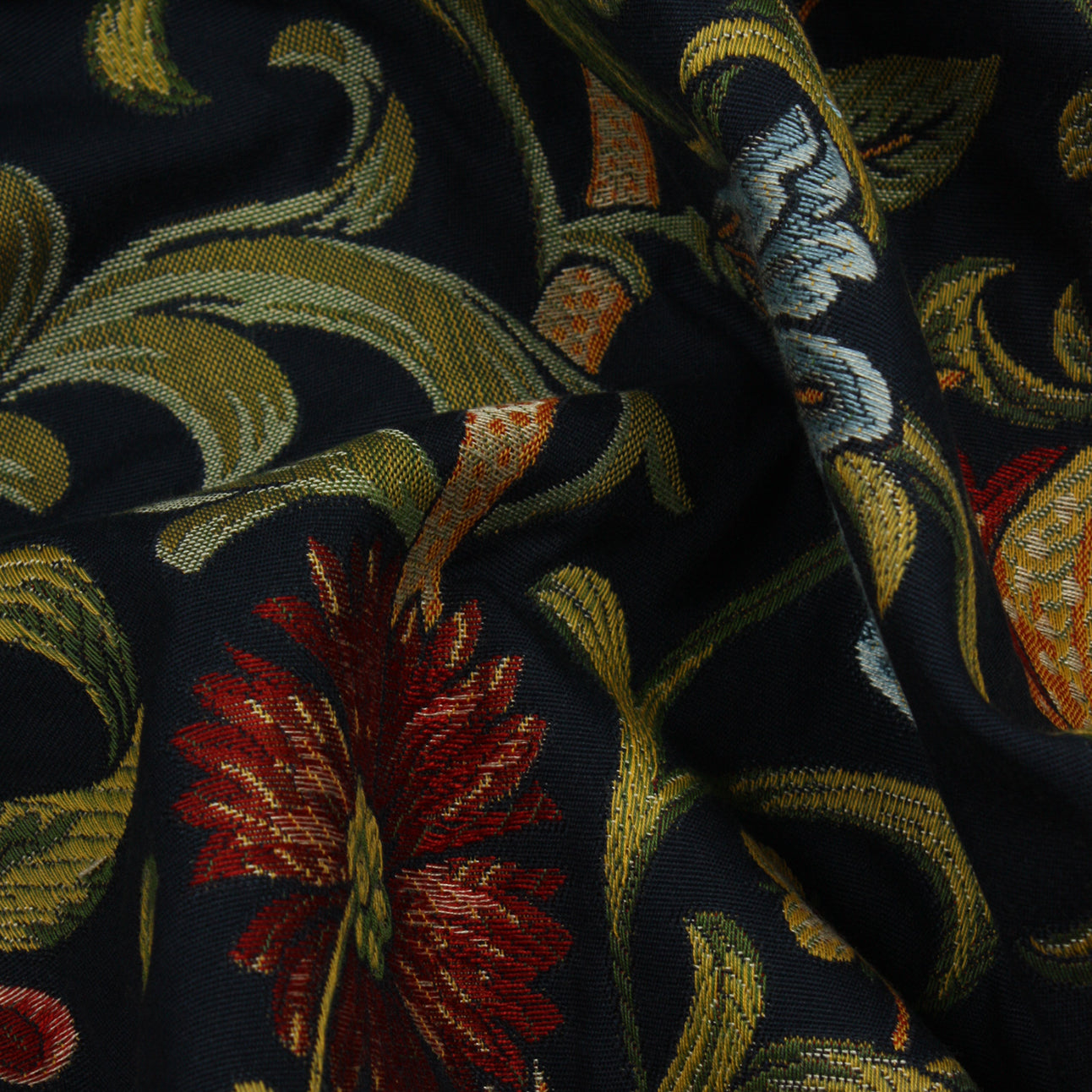 Hensleigh Fabric / Berry / Indigo