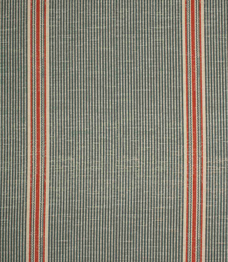 Heritage Stripe Fabric / Azure | Just Fabrics