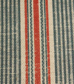 Heritage Stripe Fabric / Azure | Just Fabrics