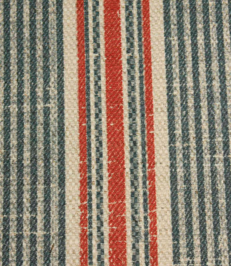 Heritage Stripe Fabric / Azure | Just Fabrics