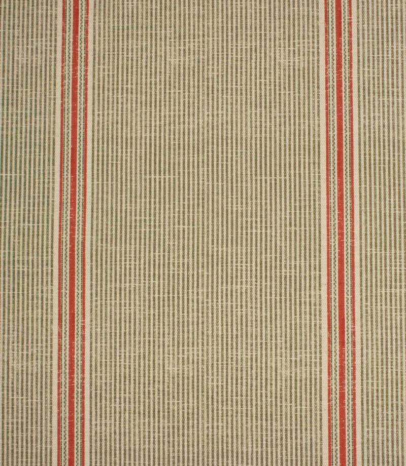 Heritage Stripe Fabric / Sage | Just Fabrics