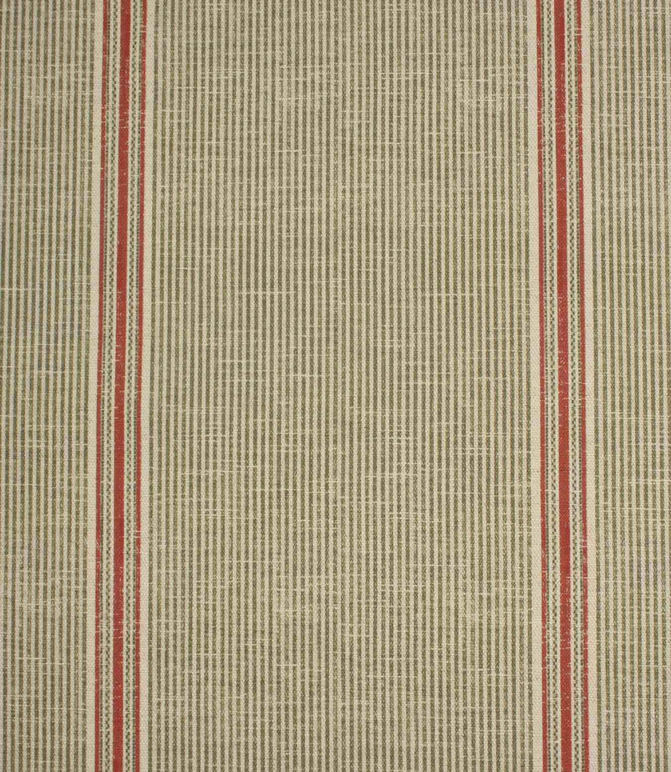 Heritage Stripe Fabric / Sage | Just Fabrics