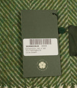 Herringbone Olive Green Throw