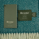 Herringbone Teal Throw