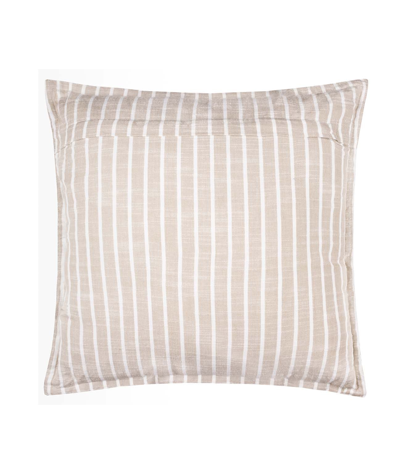 Hessle Stripe Natural Outdoor Cushion
