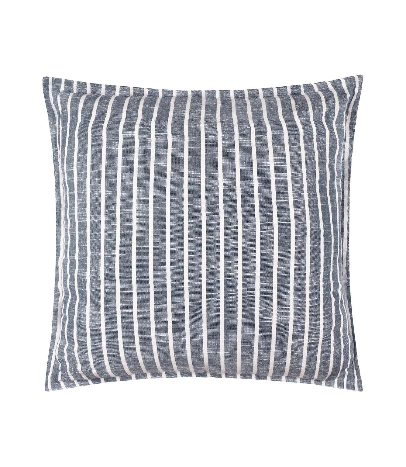 Hessle Stripe Navy Outdoor Cushion