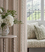 Little Bracken Natural Fabric / Rust