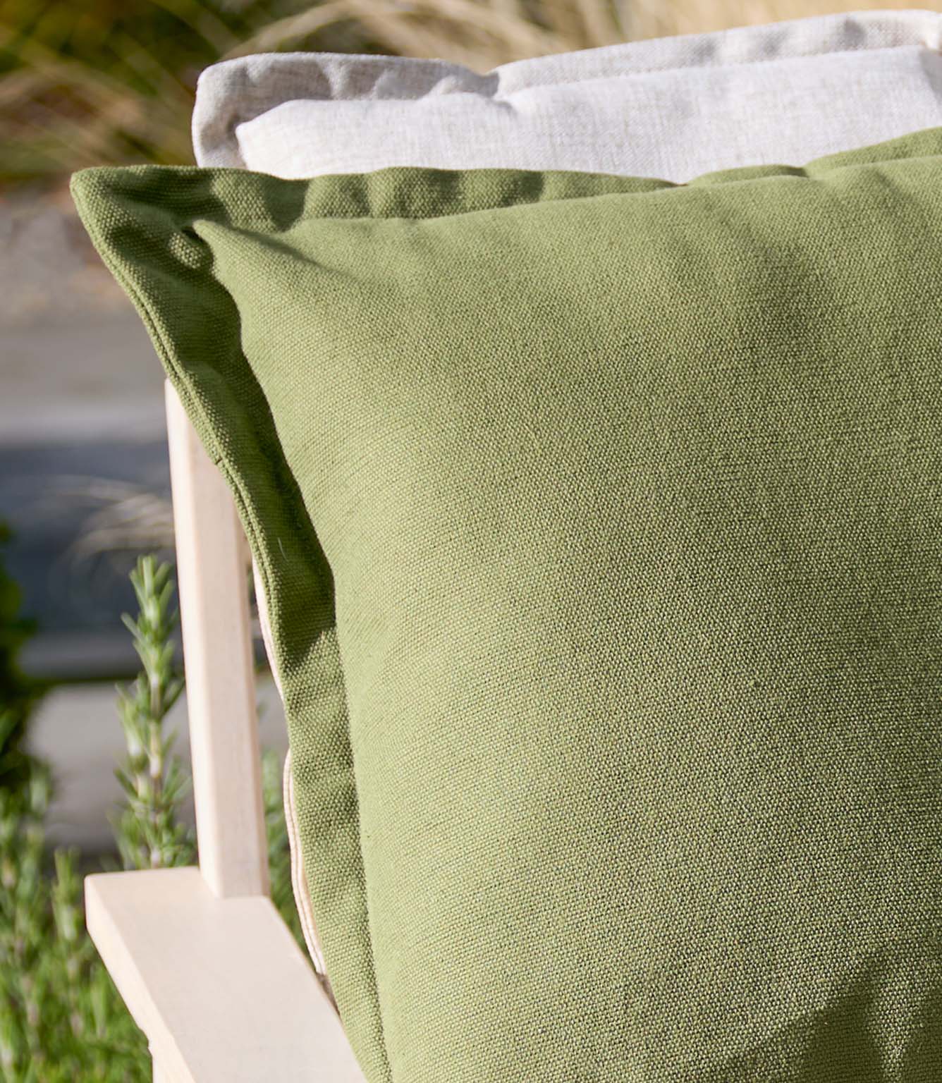 Holmfirth Canvas Eucalyptus Outdoor Cushion