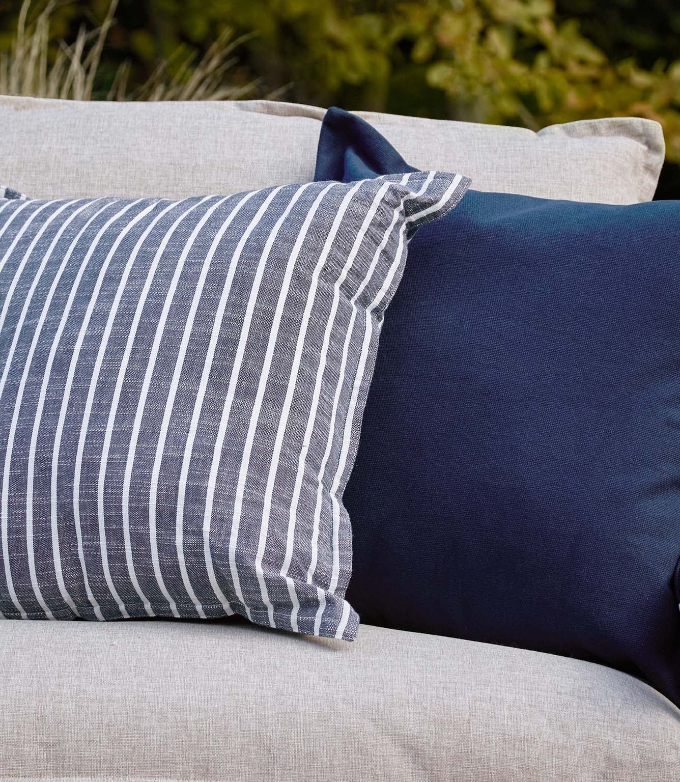 Holmfirth Canvas Navy Outdoor Cushion