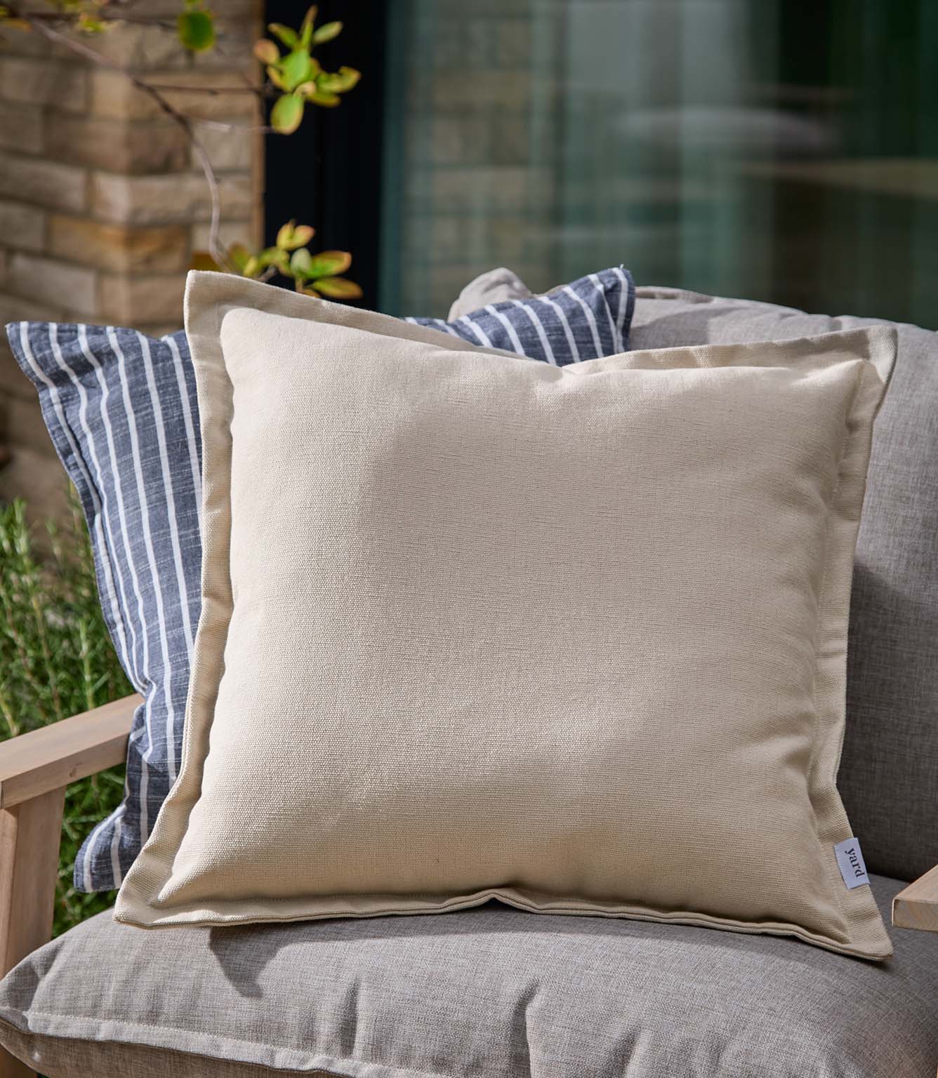 Holmfirth Canvas Natural Outdoor Cushion