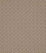 Horton Rockport fabric in earthy grey-brown and beige, featuring an intricate small-scale geometric pattern with a textured finish.