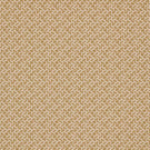 Horton Sandytan fabric featuring a golden sand geometric pattern against a cream background with a textured woven appearance.
