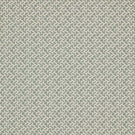 Horton Seafoam fabric in muted seafoam green and ivory, featuring a small-scale repeating geometric design with a textured woven finish.