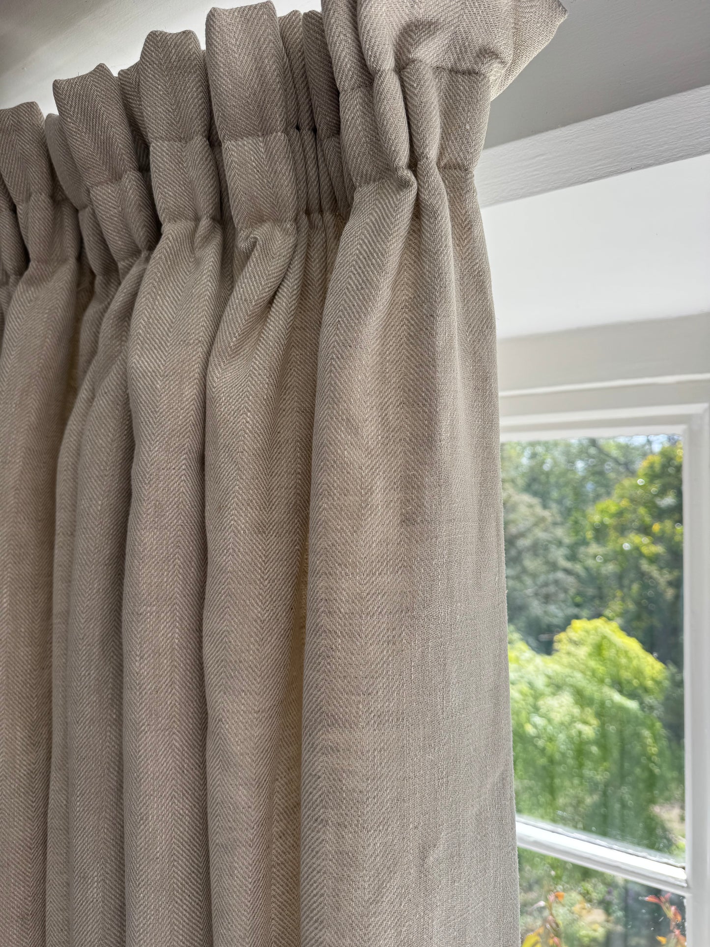 Tetbury Linen Fabric / Hopsack