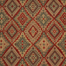 Imari Geometric Boho Fabric / Rosso