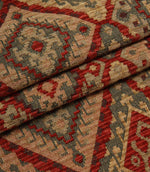 Imari Geometric Boho Fabric / Rosso