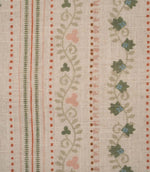 Ivy Tallis Fabric / Blush / Olive Green