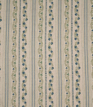Ivy Tallis Fabric / Highland Green / Indigo