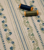 Ivy Tallis Fabric / Highland Green / Indigo