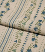 Ivy Tallis Fabric / Highland Green / Indigo